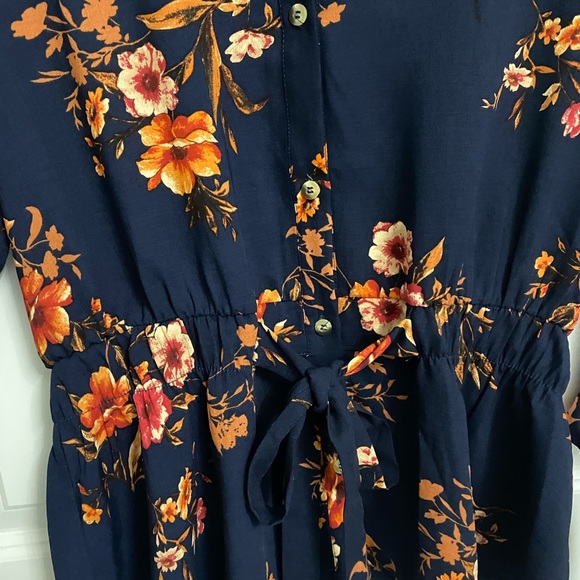 Sweat Rain Flower Blouse M - Picture 2 of 7